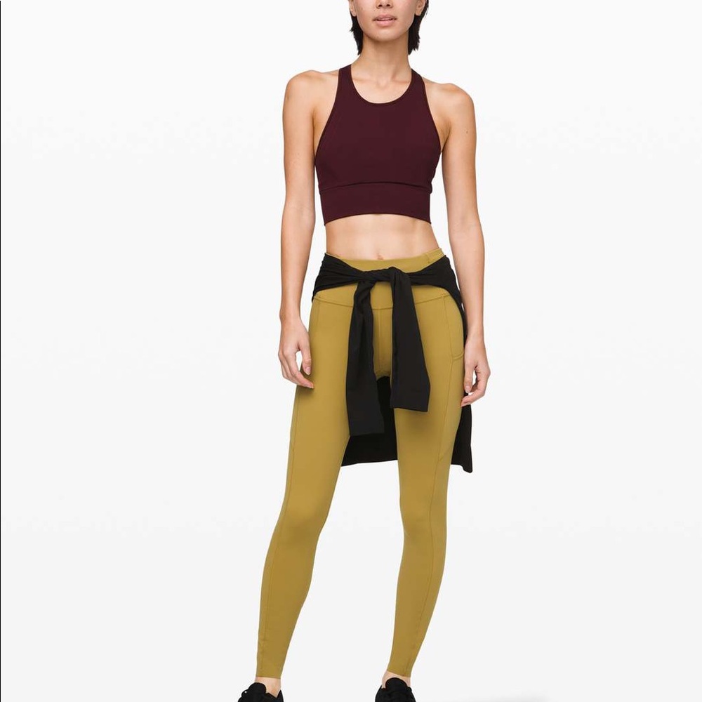 Lululemon Fast and Free tight 28" - Grape Leaf - Picture 2 of 7